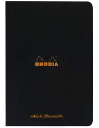 Carnet A4 dot 96p - Noir - Rhodia