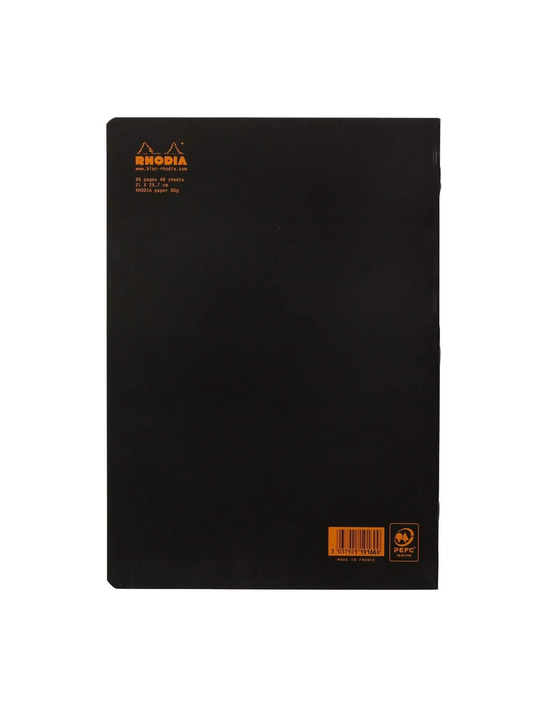 Carnet de notes 'Smart Black' relié A4 96 Feuilles 90g Blanc - RETIF