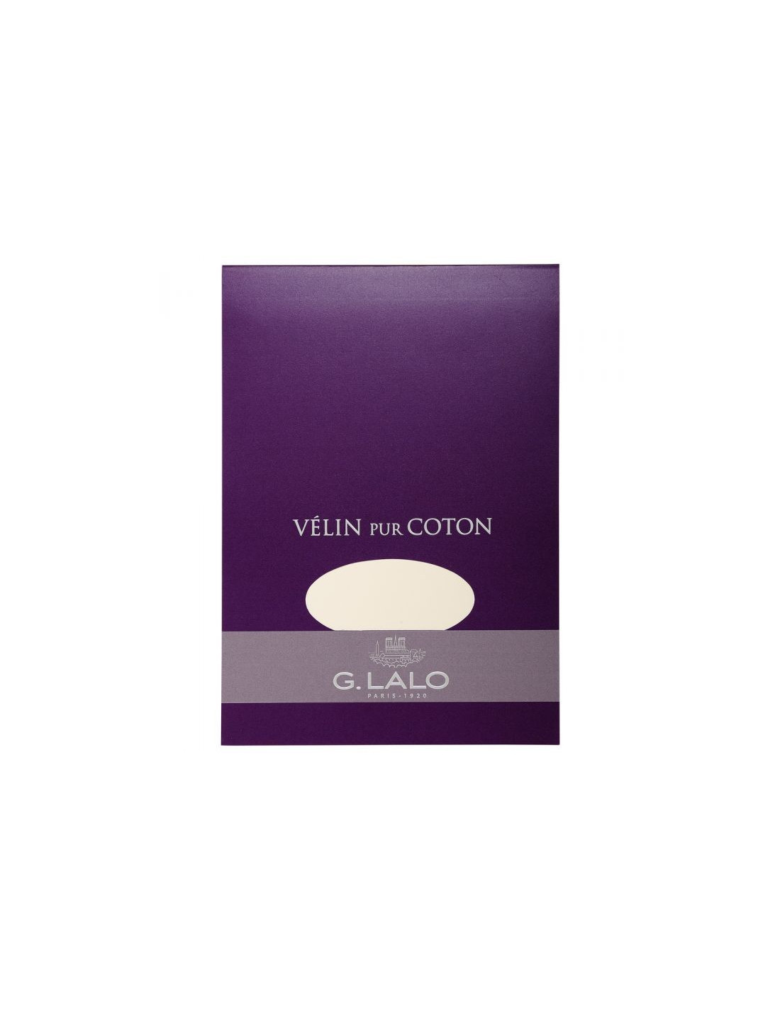 Papier Velin Crème pur coton G-Lalo A4 125 gr 20 feuilles - Mille