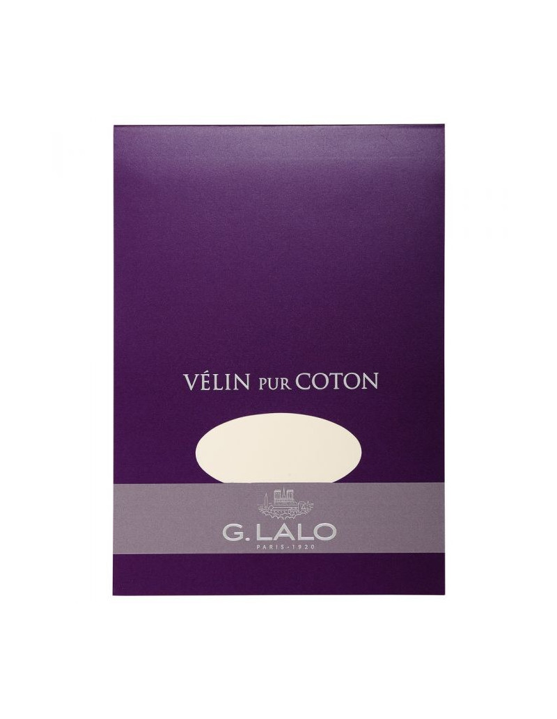 Bloc Vélin pur coton A5 - Ivoire - G. Lalo