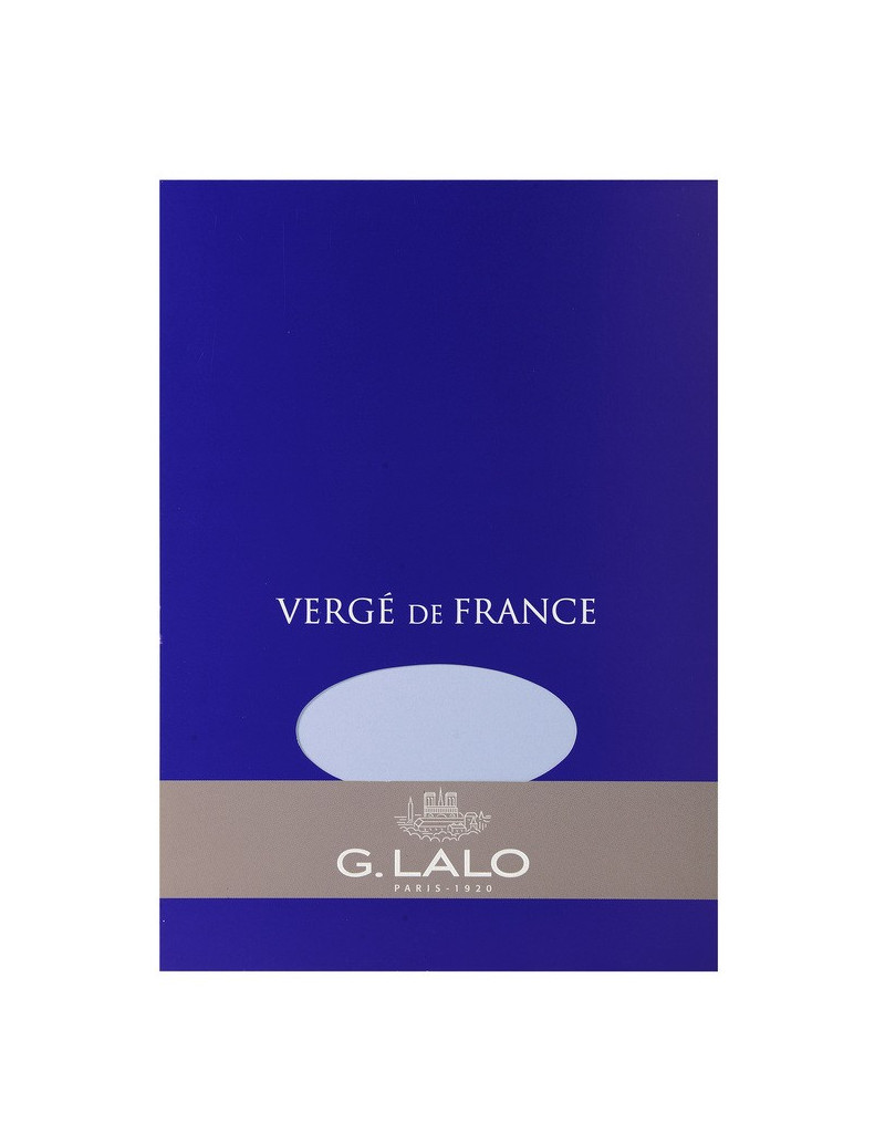 Bloc Vergé de France A5 - Bleu - G. Lalo