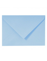 25 enveloppes Vergé de France C6 - Bleu - G. Lalo