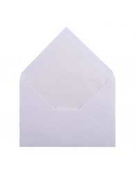 25 enveloppes Vergé de France C6 - Extra-Blanc - G. Lalo