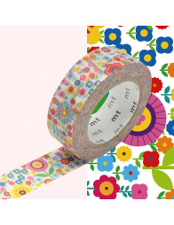 Washi - Liberty fleurs multicolores - EX - mt masking tape