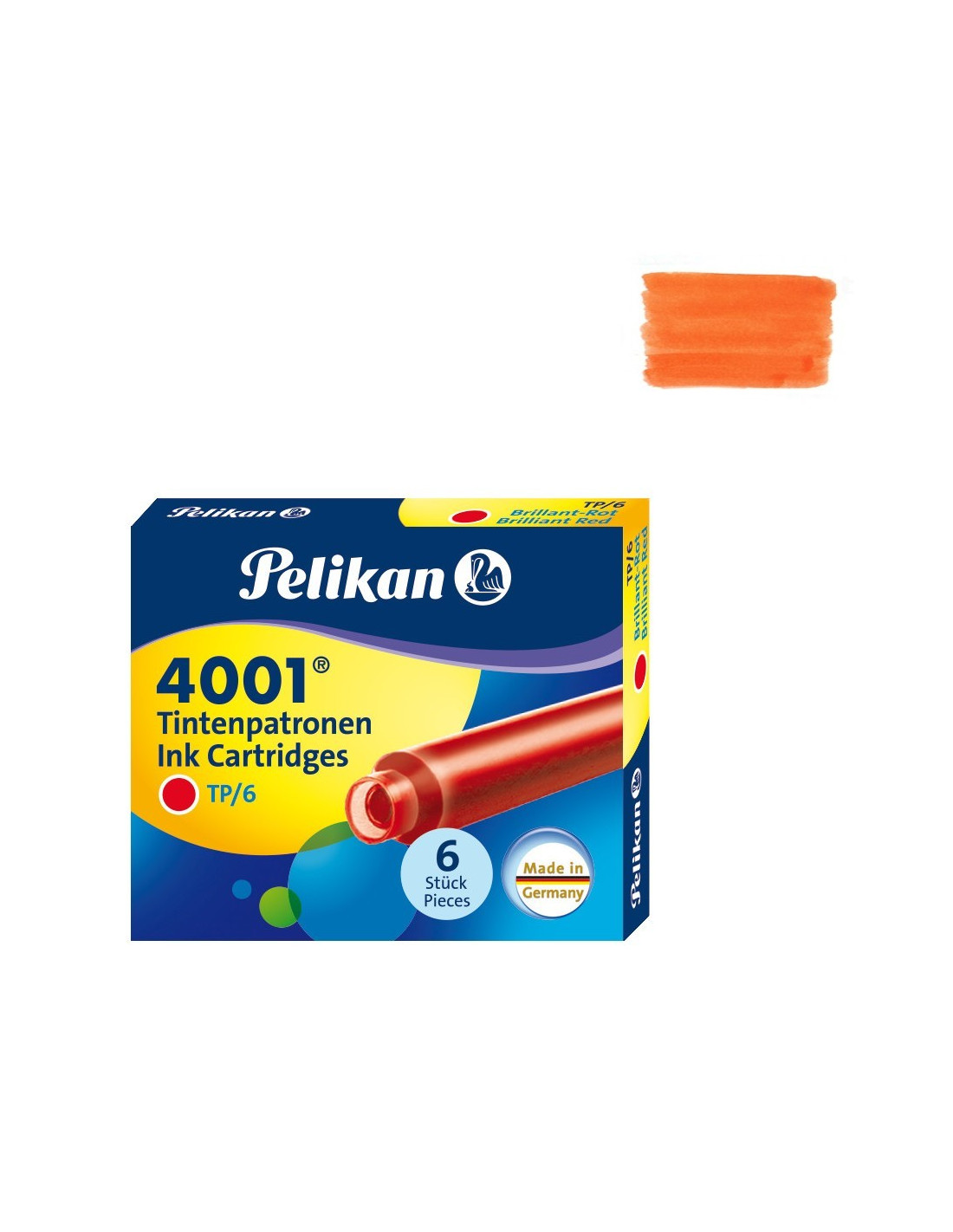 Ink cartridges - 4001 Red - Pelikan