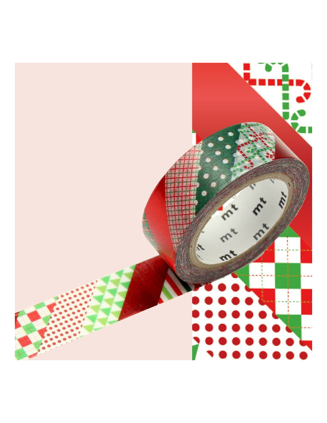 Washi - Noël - Rayures de Noël - mt masking tape