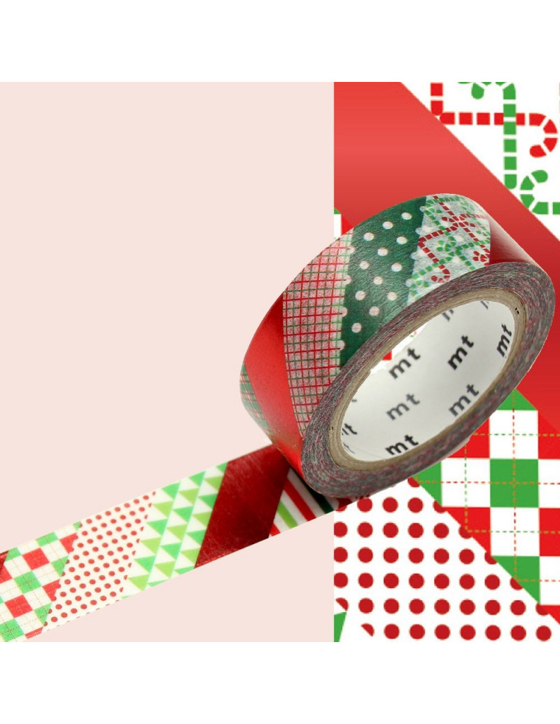 Washi - Noël - Rayures de Noël - mt masking tape