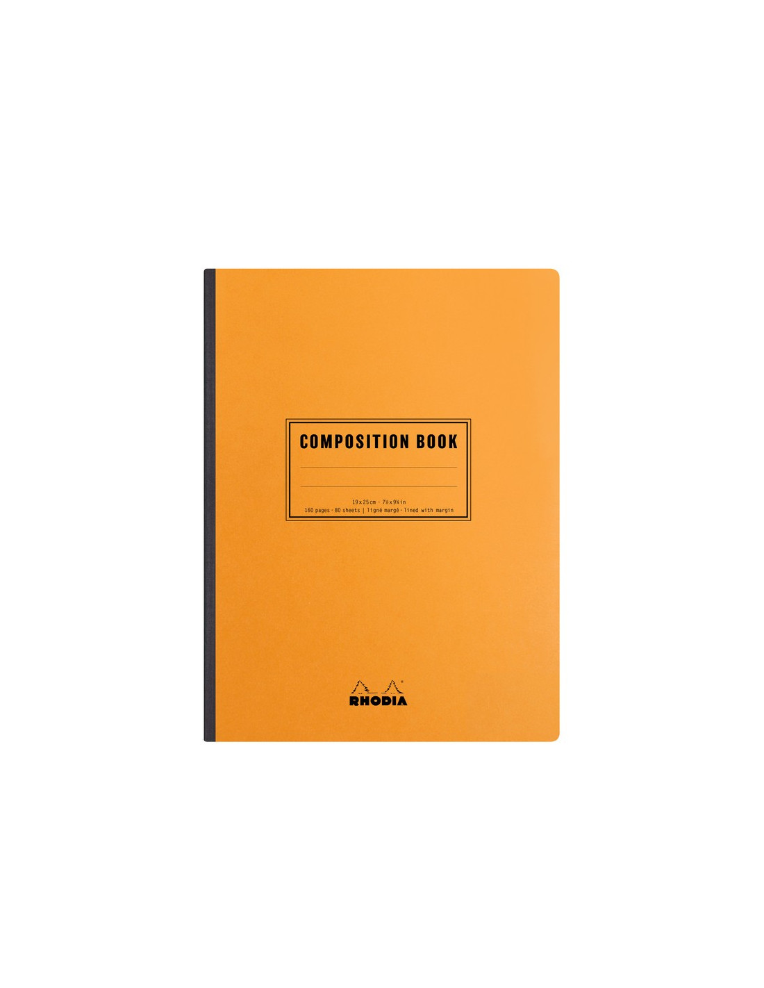 Carnet Composition Book B5 ligné - Orange - Rhodia