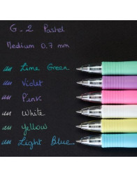 G-2 Pastel roller pen - White - Pilot
