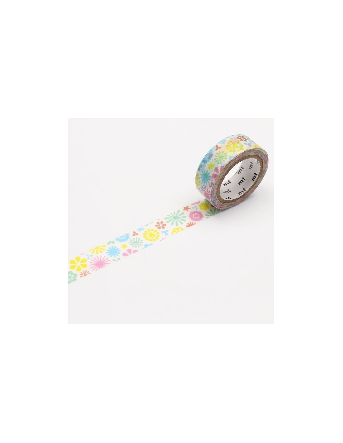 Washi - Pastel flowers - EX - mt masking tape