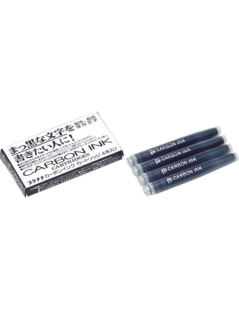 Pigmented Carbon Ink - 4 cartridges - Black - Platinum