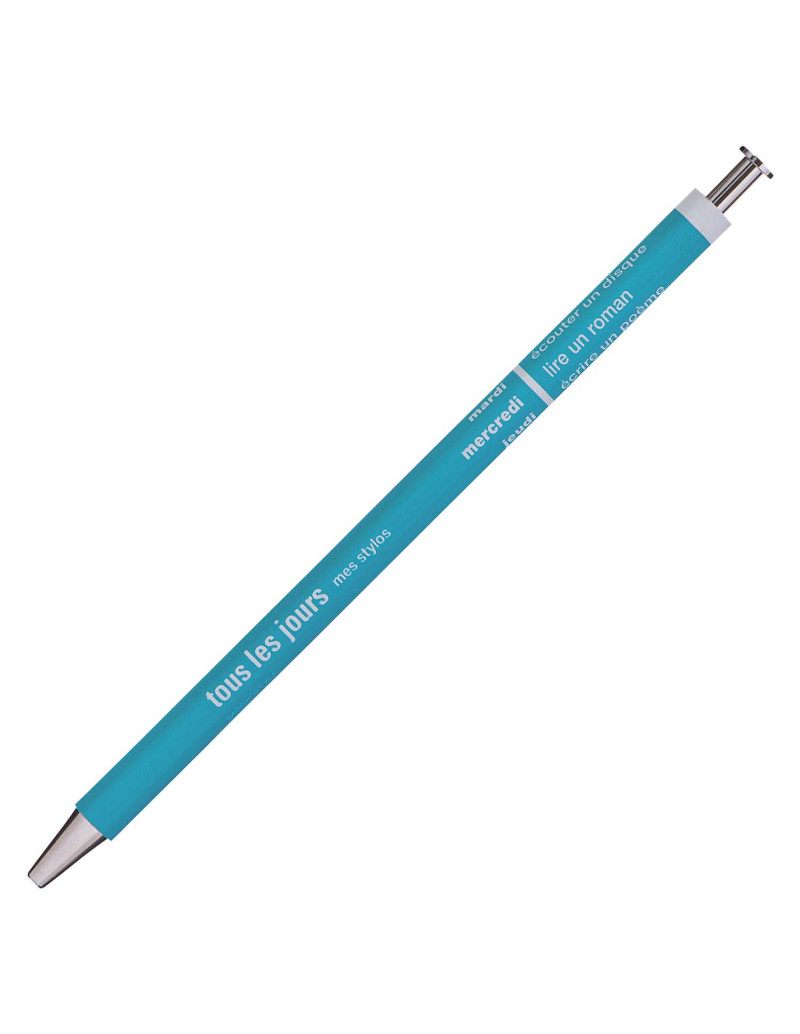 DAYS Ballpoint Pen 0.5 - Turquoise - MARK'S Japan