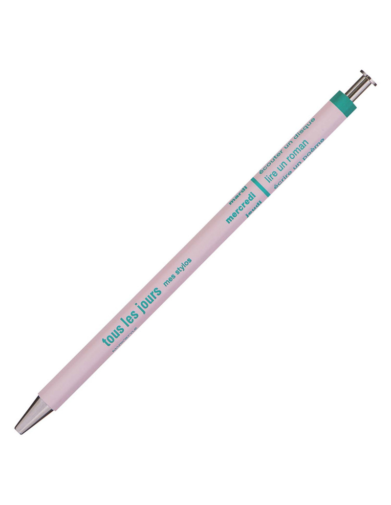 DAYS Ballpoint Pen 0.5 - Light Pink - MARK'S Japan