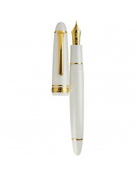 Sailor 1911 Large Gold Fountain Pen - White