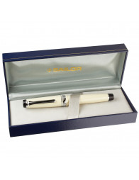 Sailor Professional Gear Color Fountain Pen - Rhodium Ivory
