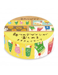 Washi Masking Tape - Retro Café - Wa-Life
