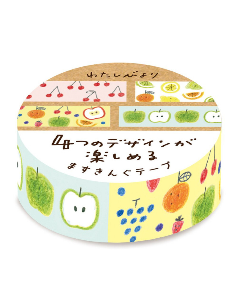 Washi Masking Tape - Biyori Fruits - Wa-Life