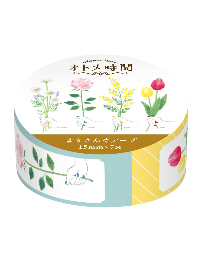 Washi Masking Tape - Otome Time Flower - Wa-Life