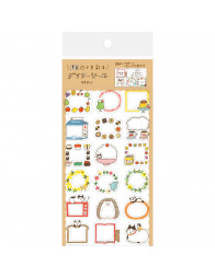 Clear Wa-Life Biyori Stickers - Frames - Furukawashiko