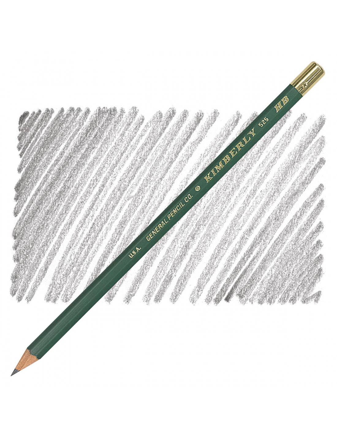 Crayon de charpentier plat pour esquisse N°529 - 2B - General Pencil Company