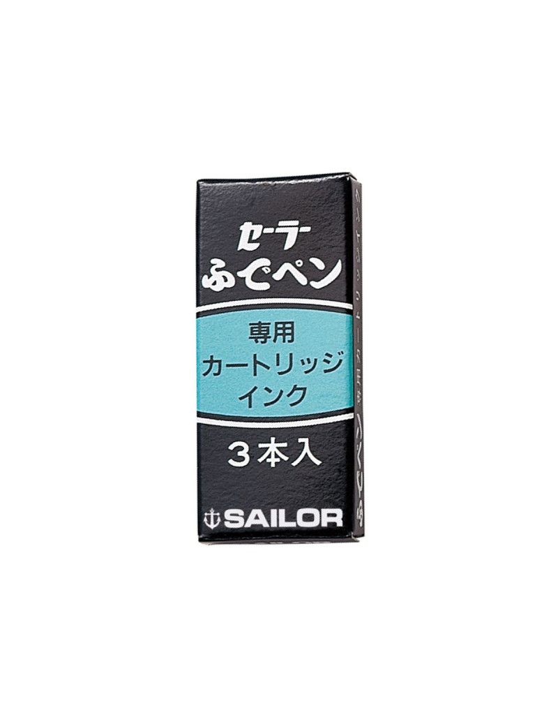 Ink For Profit Brush Pens - Black - 3 Cartridges - Sailor
