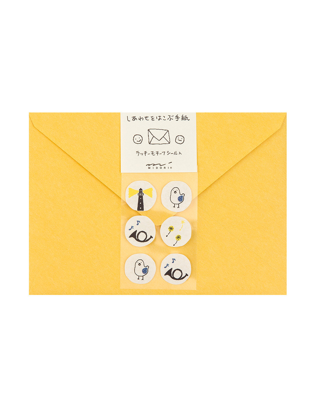 Lucky Letters Enveloppes - Blue Bird - Midori