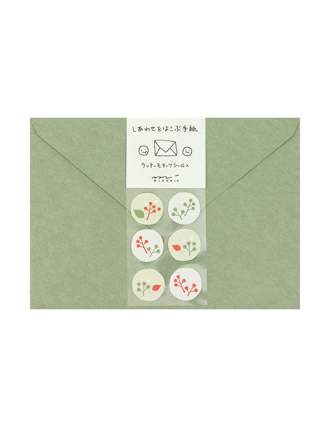 Lucky Letters Enveloppes - Nuts & Berries - Midori