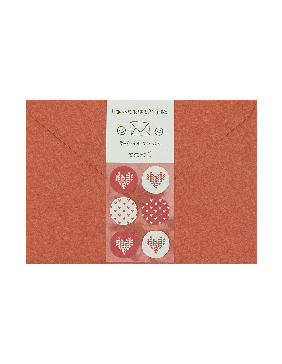 Lucky Letters Enveloppes - Hearts - Midori
