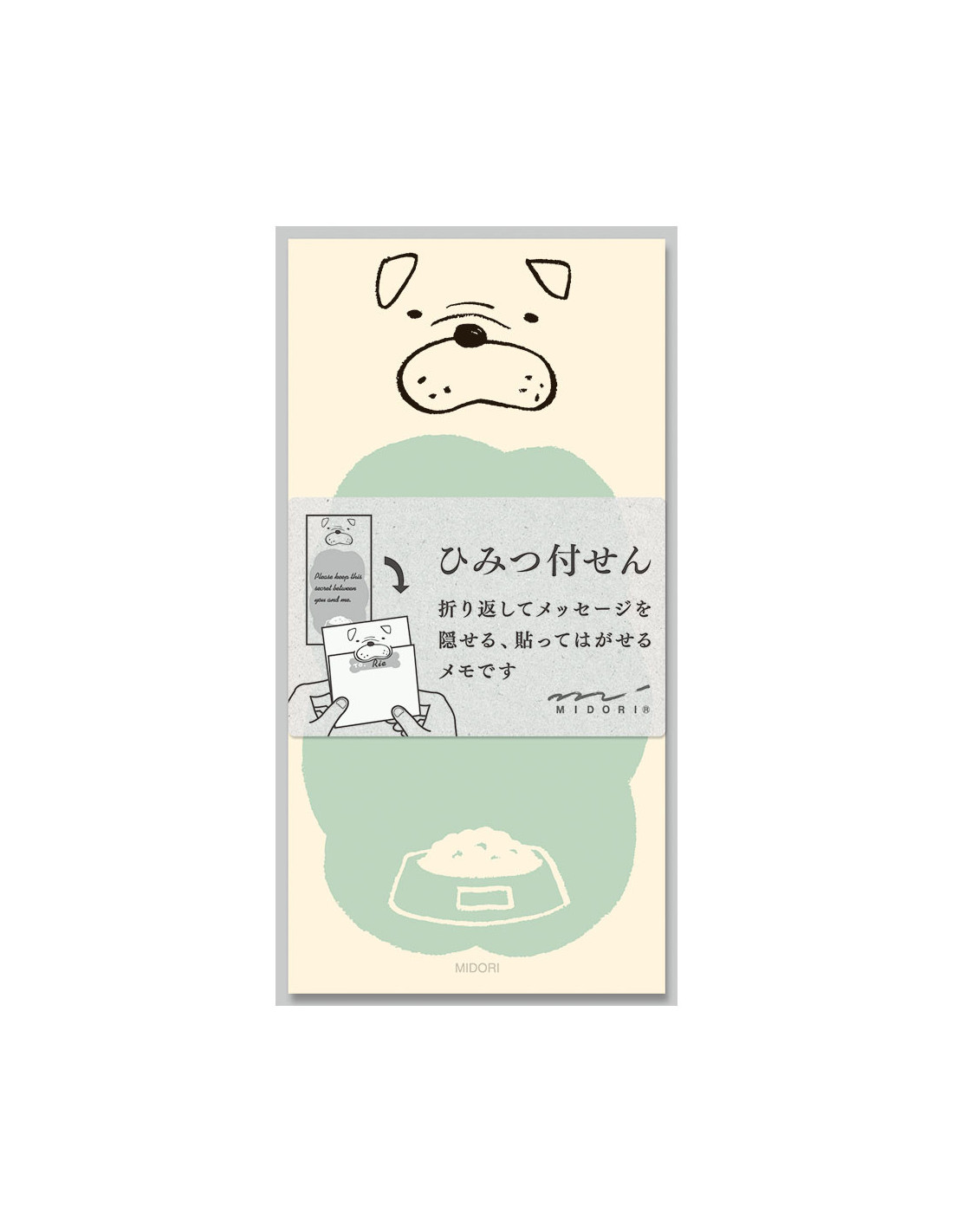 Secret Memo Stickers - Dog - Midori