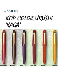 Stylo-plume Sailor King of Pens COLOR URUSHI KAGA - Black GT