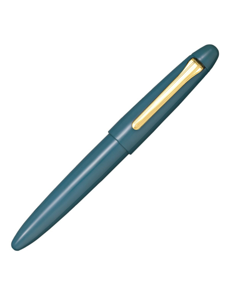 Stylo-plume Sailor King of Pens COLOR URUSHI KAGA - Teal Blue GT