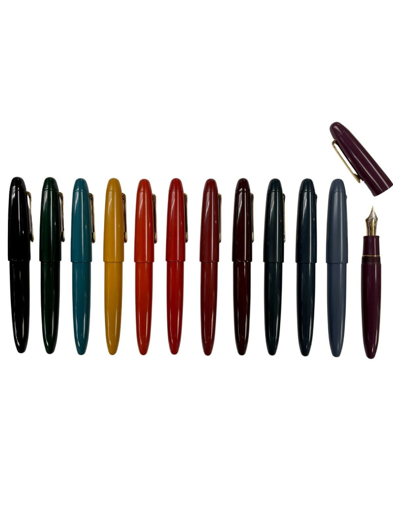 Stylo-plume Sailor King of Pens COLOR URUSHI KAGA - Wine Red GT