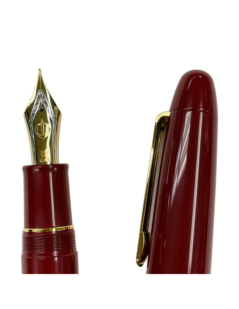 Stylo-plume Sailor King of Pens COLOR URUSHI KAGA - Wine Red GT