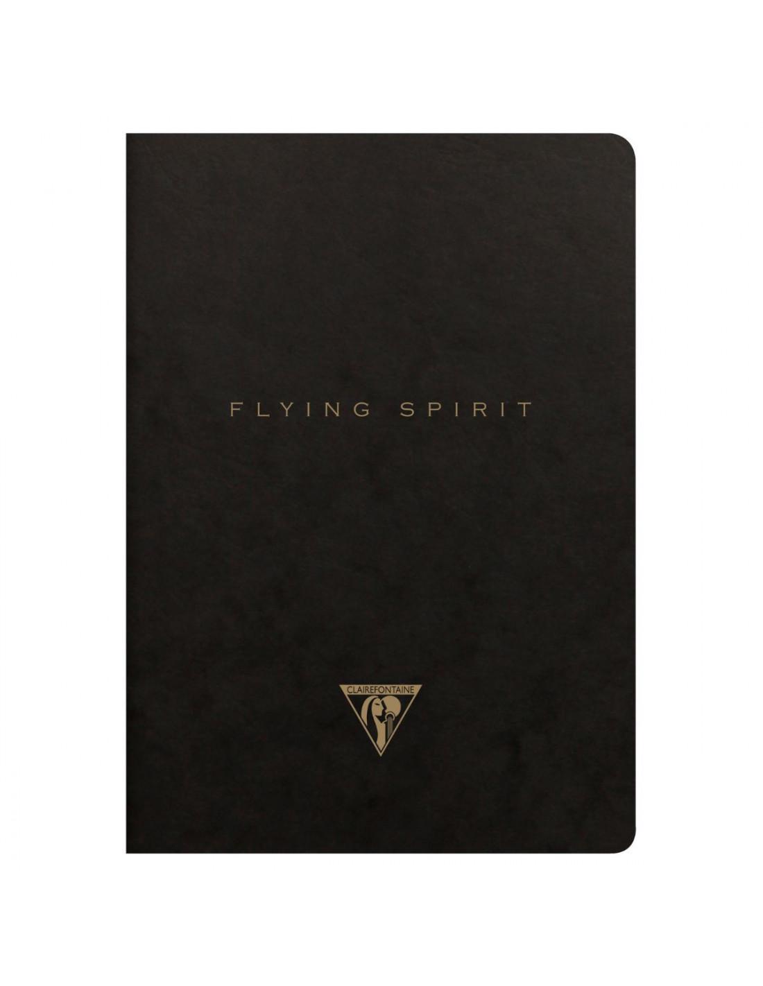 Flying Spirit Black Notebook - A5 Lined - Clairefontaine