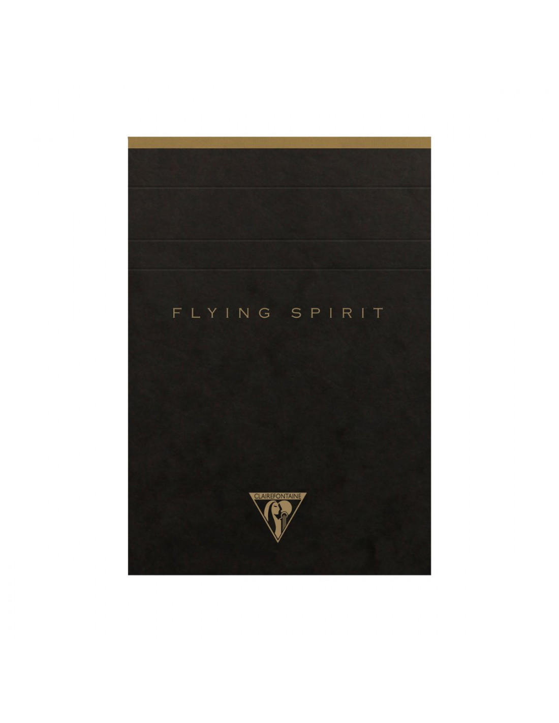 Flying Spirit Black Notepad - A6 Lined - Clairefontaine