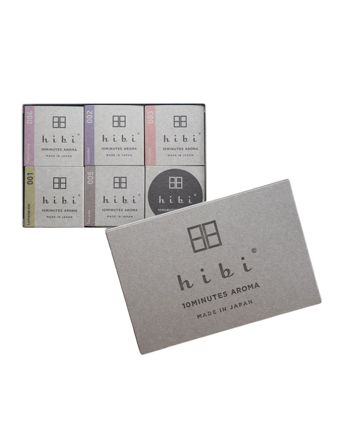 Japanese Incense sticks Gift Box - 5 Fragrances - hibi
