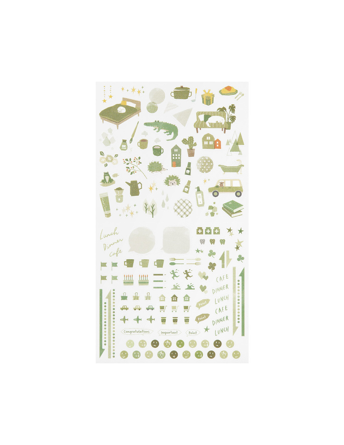 Pochette de stickers repositionnables - Papeterie - Midori