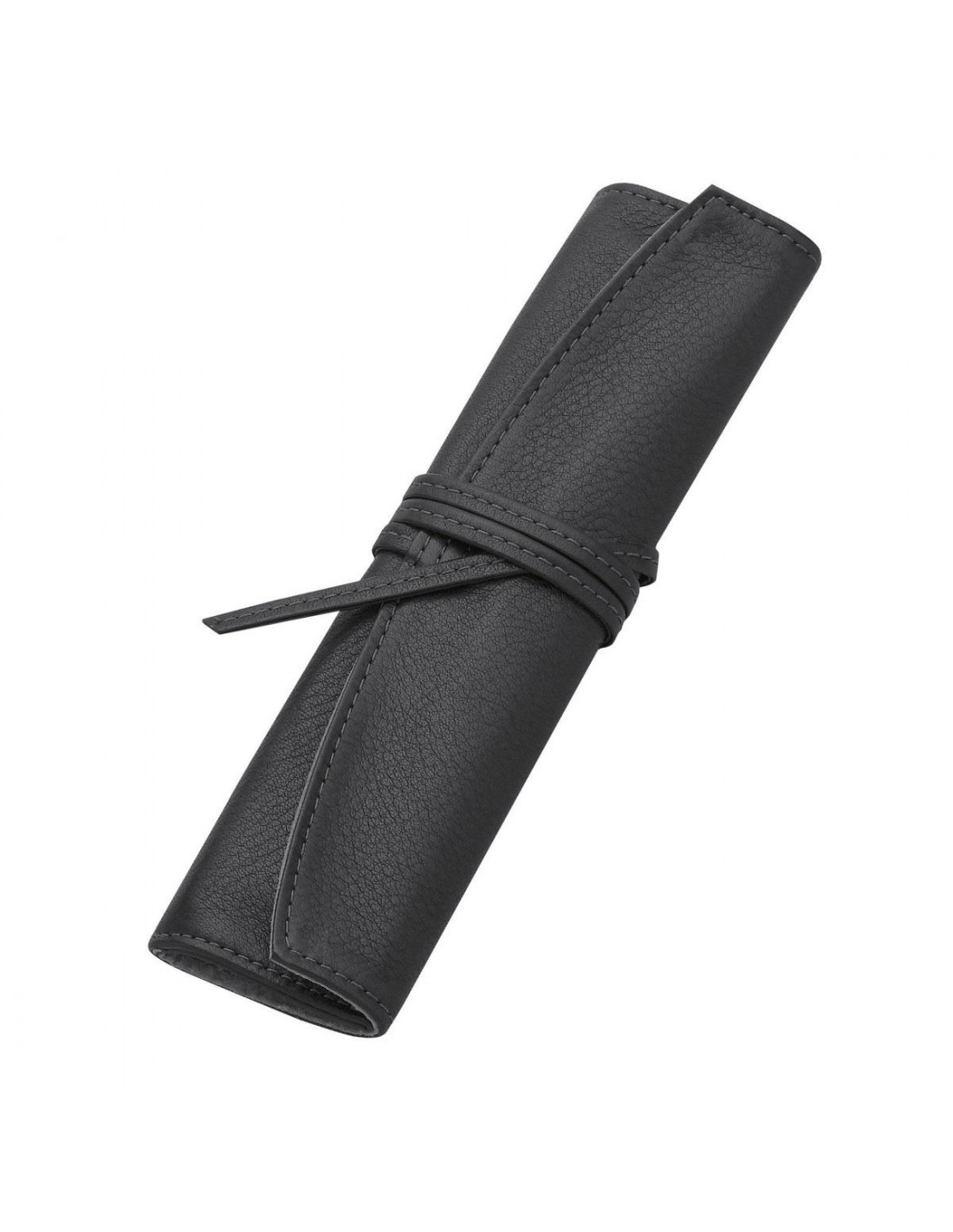 Grained Leather Pen Case - Black Size S - Pilot