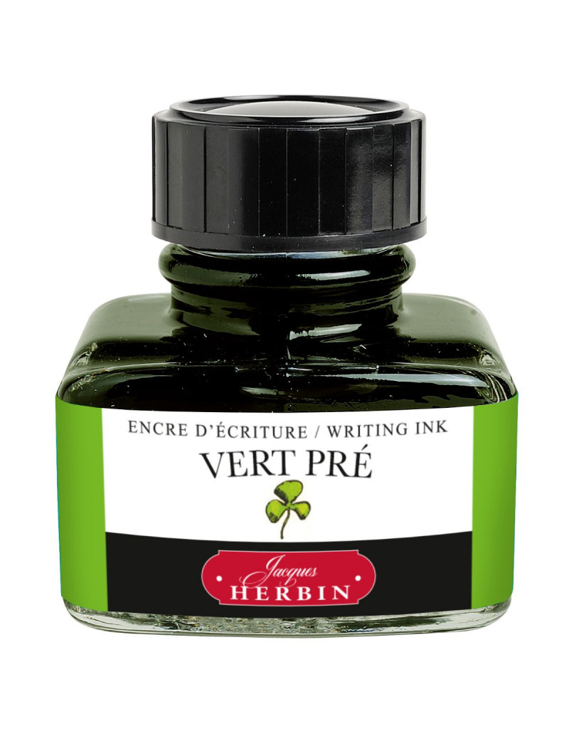 Encre Jacques Herbin - Vert Pré - Flacon 30ml