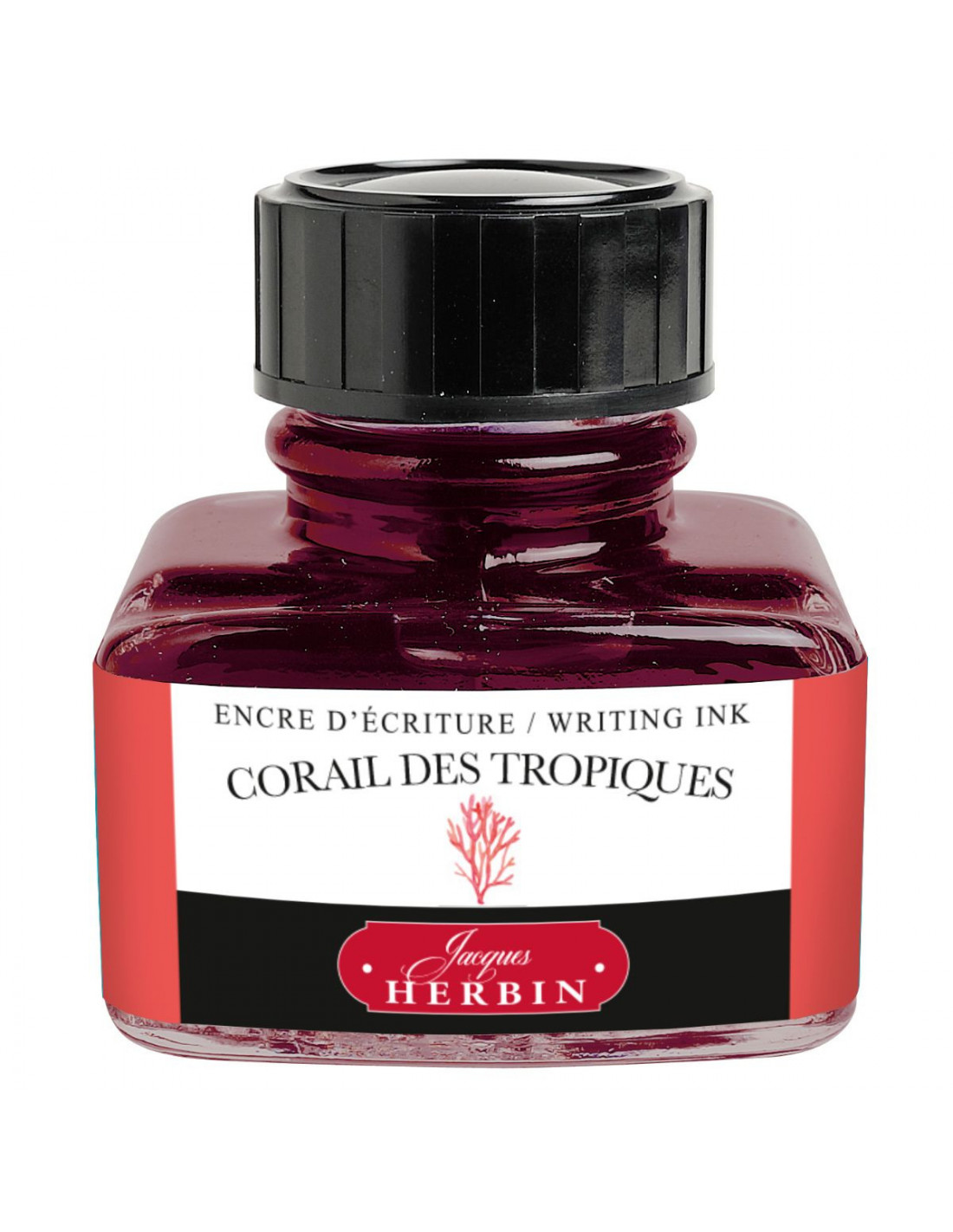 Jacques Herbin Ink - Corail des Tropiques - Tropical Coral - Bottle 30ml