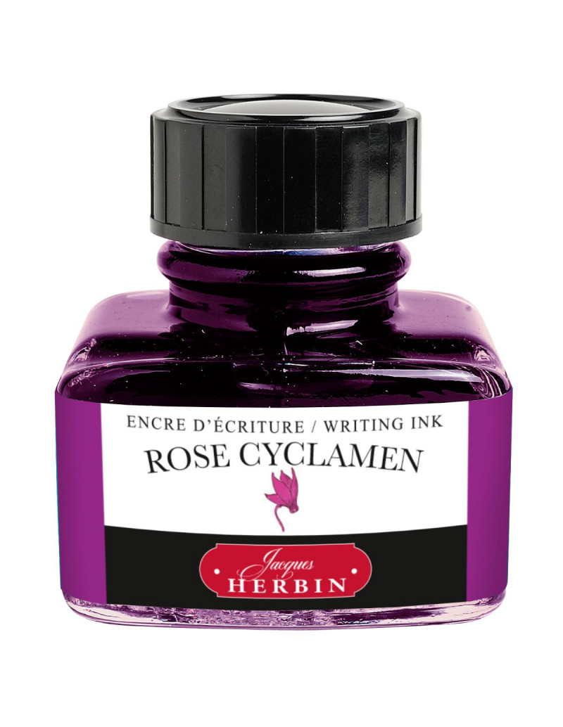 Encre Jacques Herbin - Rose Cyclamen - Flacon 30ml