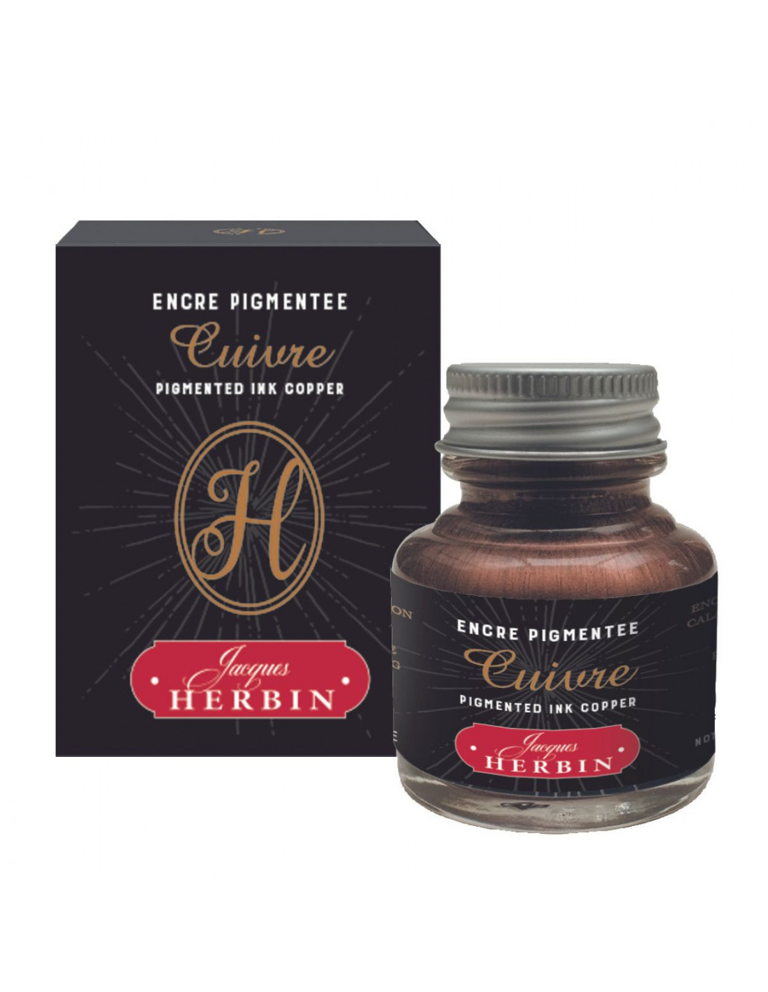 Jacques Herbin Pigment Ink - Copper - Bottle 30ml