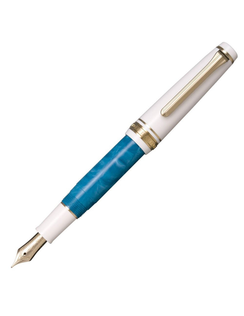 Sailor Professional Gear Slim Mini Rencontre Bleu Ciel GT Fountain Pen