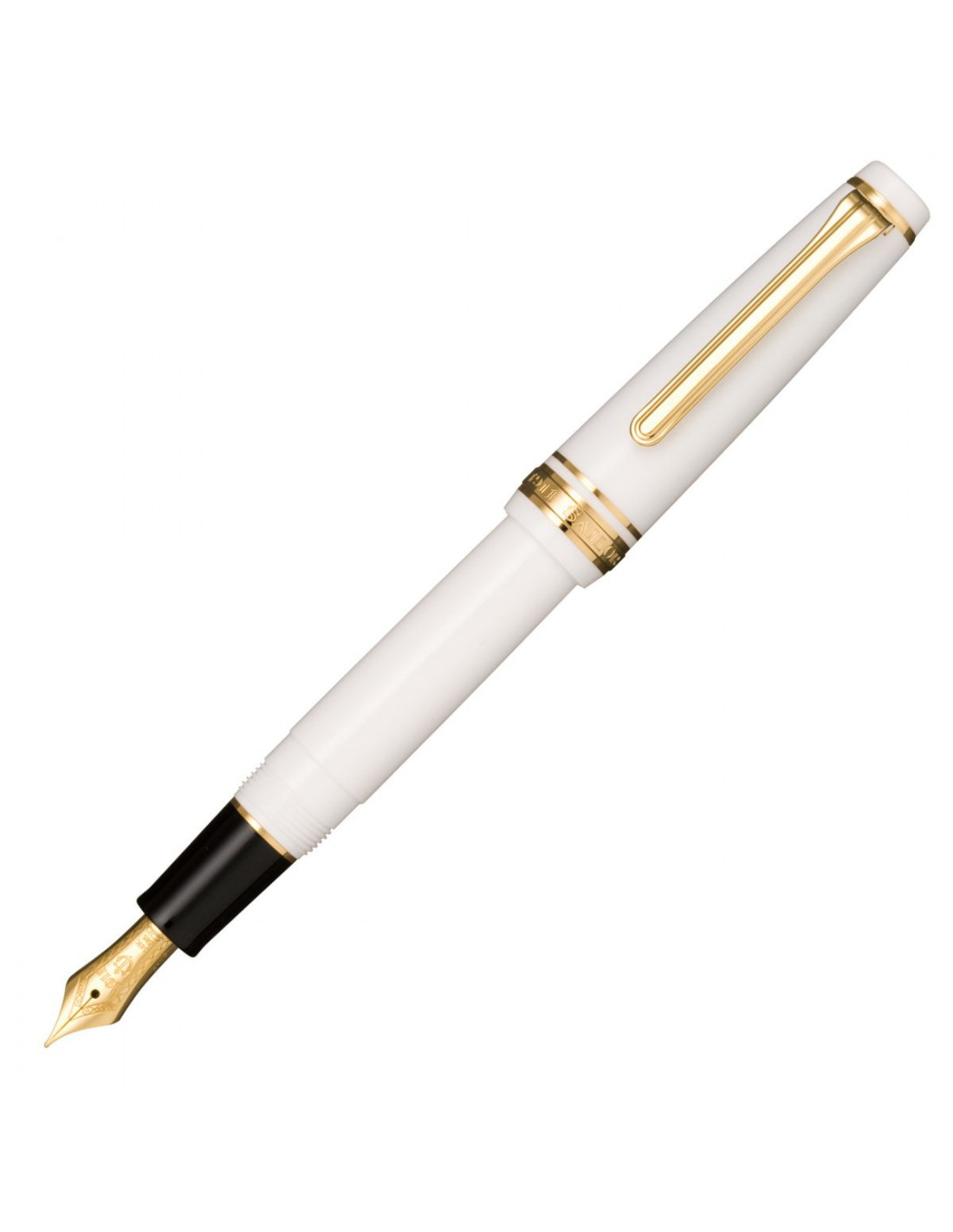 Sailor Professional Gear Slim White GT Fountain Pen
