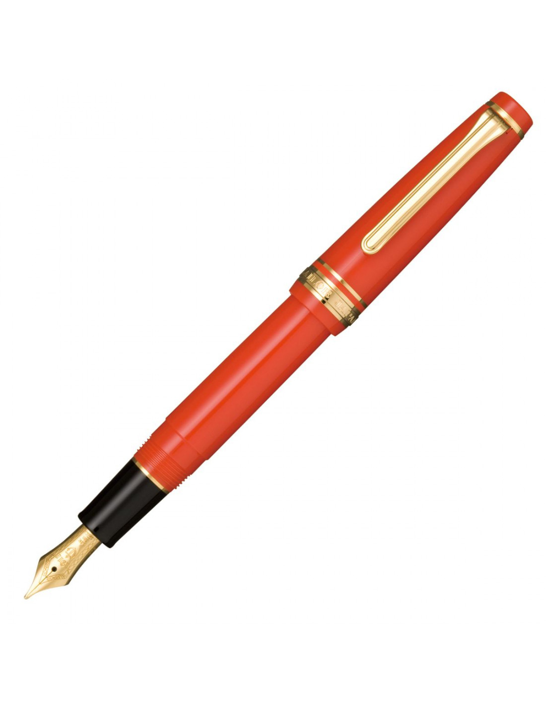 Sailor Professional Gear Slim Red GT Fountain Pen