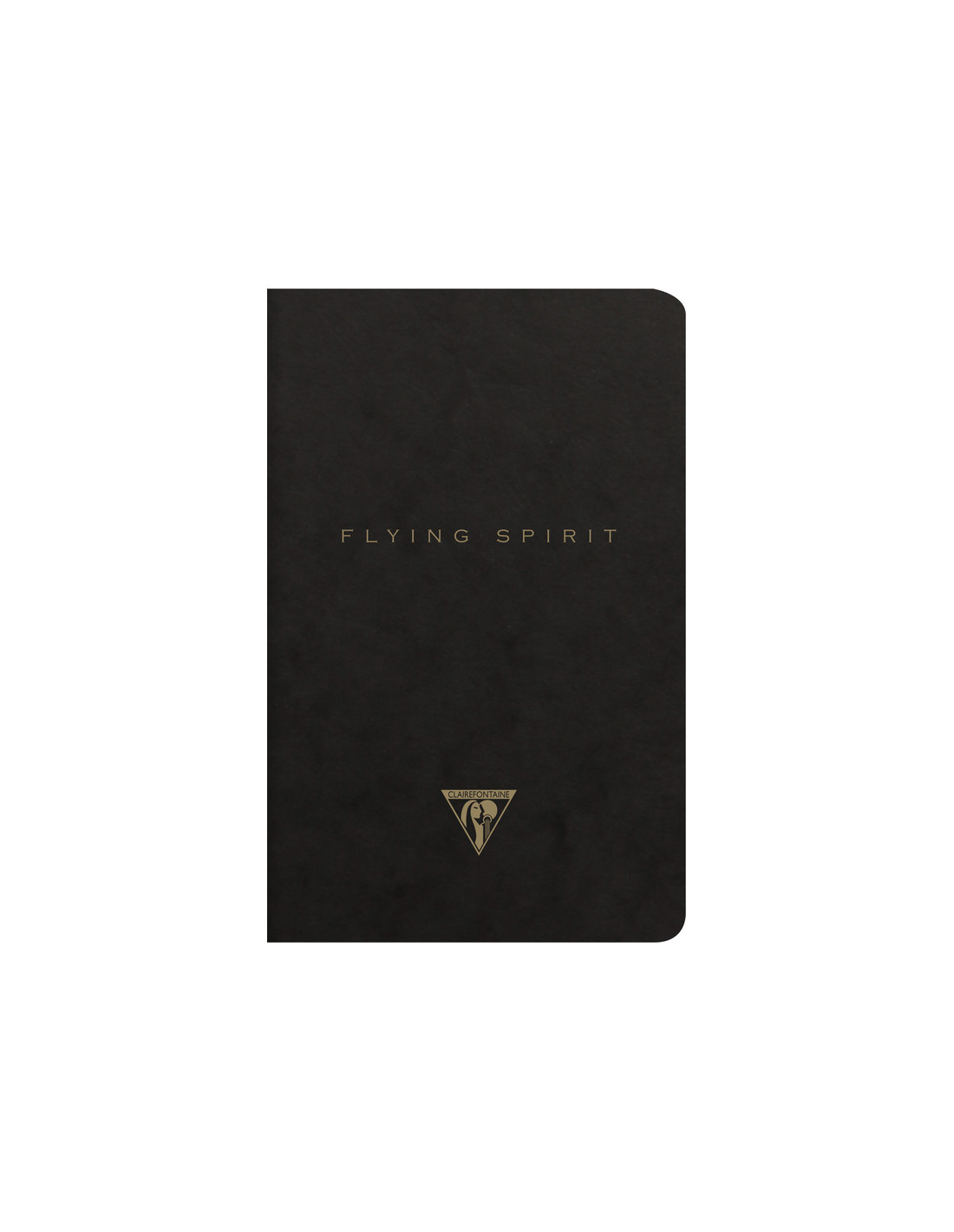 Flying Spirit Black Notebook - Midi (11x17cm) Lined - Clairefontaine