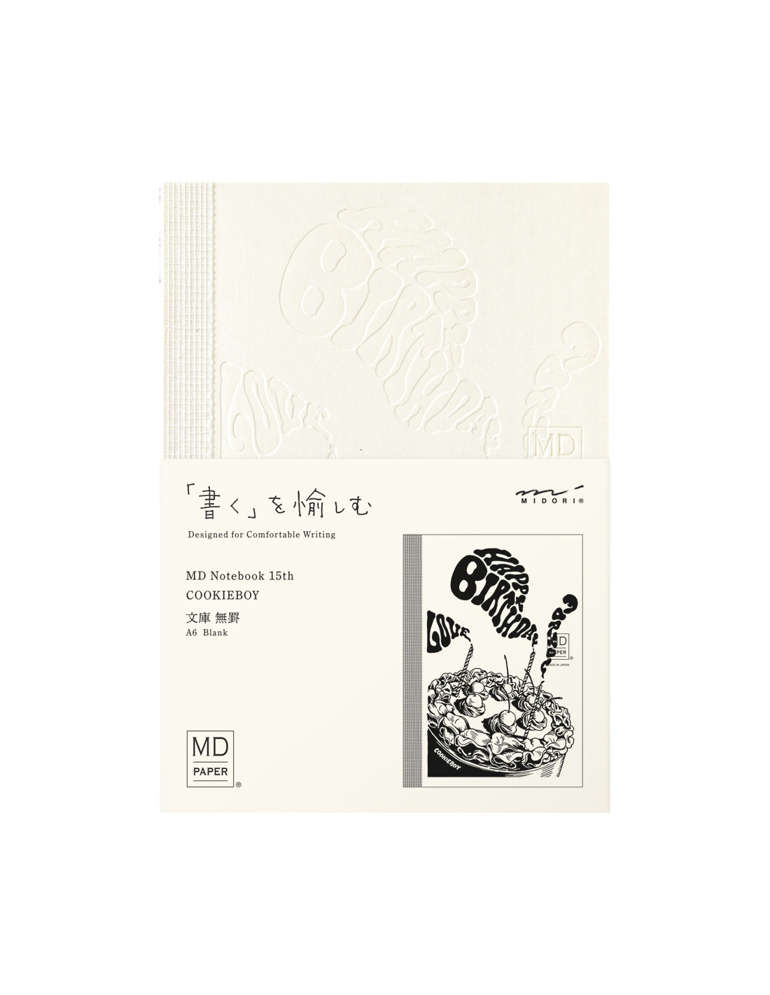 Midori MD Paper A6 Notebook [15th ANNIVERSARY] - Artist: COOKIEBOY