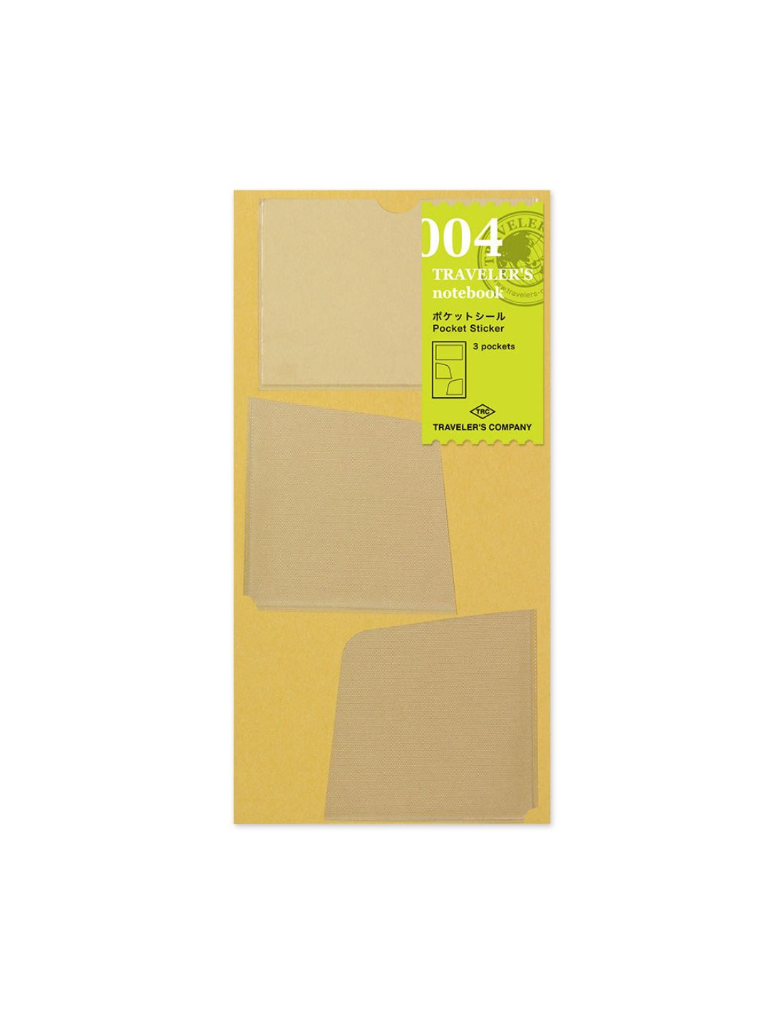 Accessoire 004 - Pochettes autocollantes - TRAVELER'S notebook