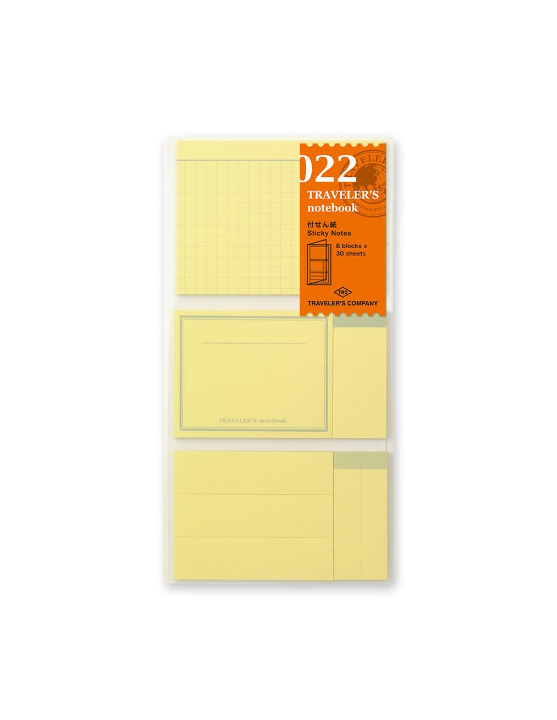 Refill 022 Sticky Notes - TRAVELER'S notebook