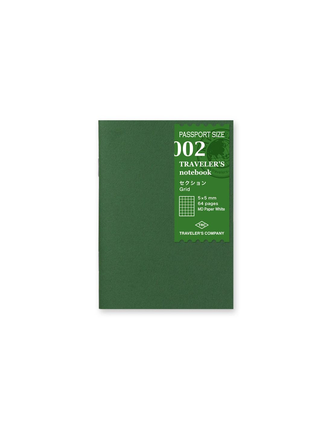 Refill 002 Grid Notebook - Passport size - TRAVELER'S notebook